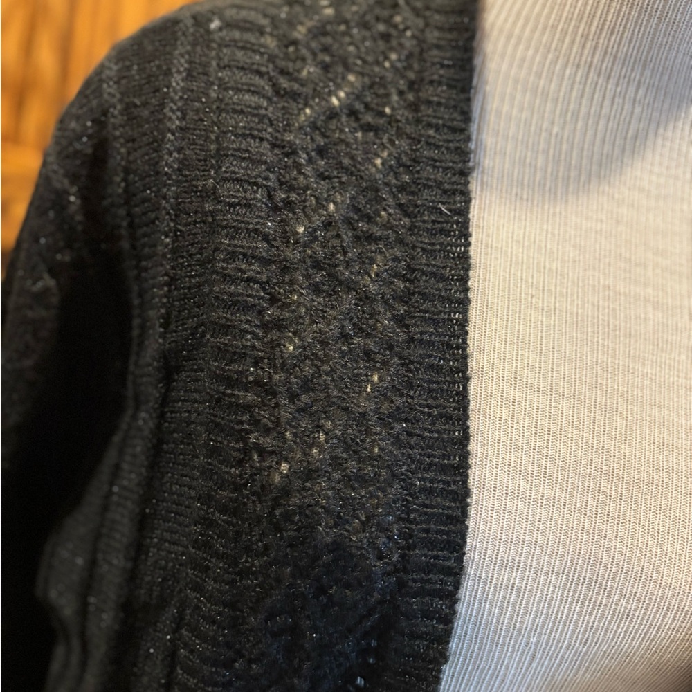 Valerie Stevens Black Women's Cardigan - Picture 2 of 5